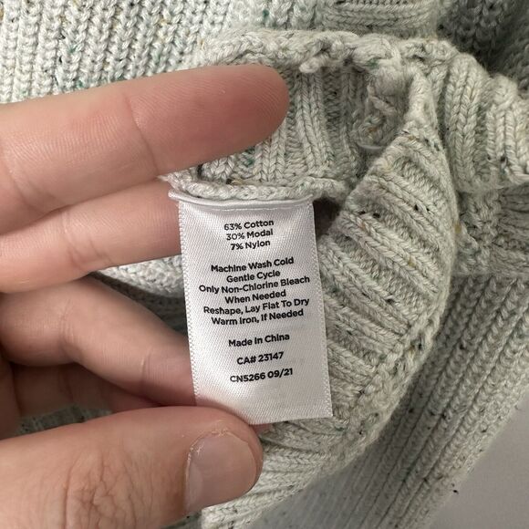 Talbots Women’s Speckled Cowl Neck Sweater Size Medium - Picture 5 of 5